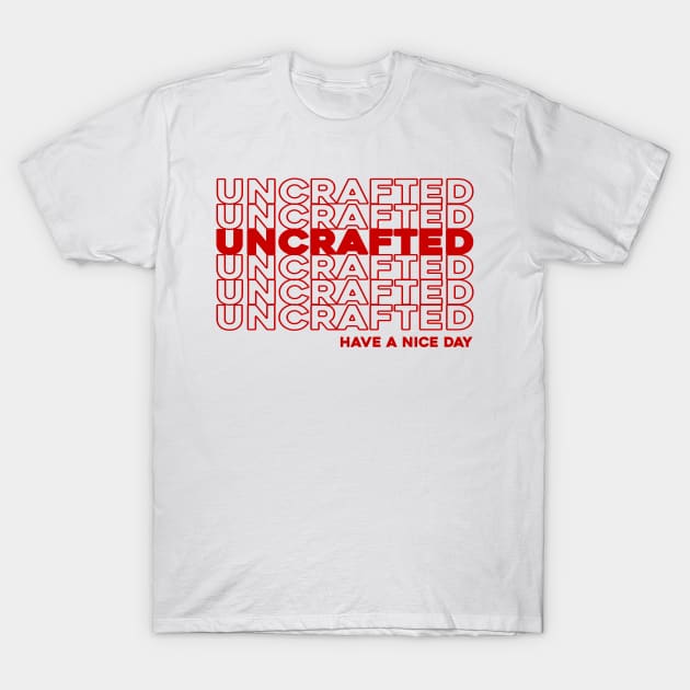 Uncrafted Takeout Red T-Shirt by AlexUncrafted